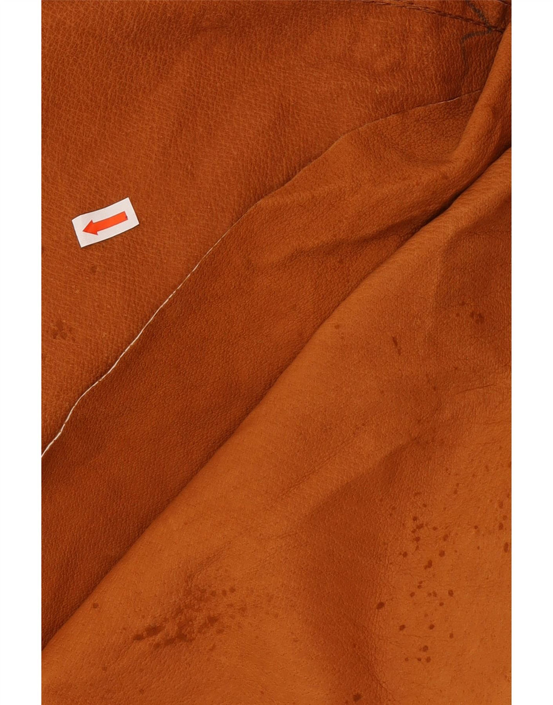 Sobretudo feminino VINTAGE de camurça grande Reino Unido 14 couro marrom médio