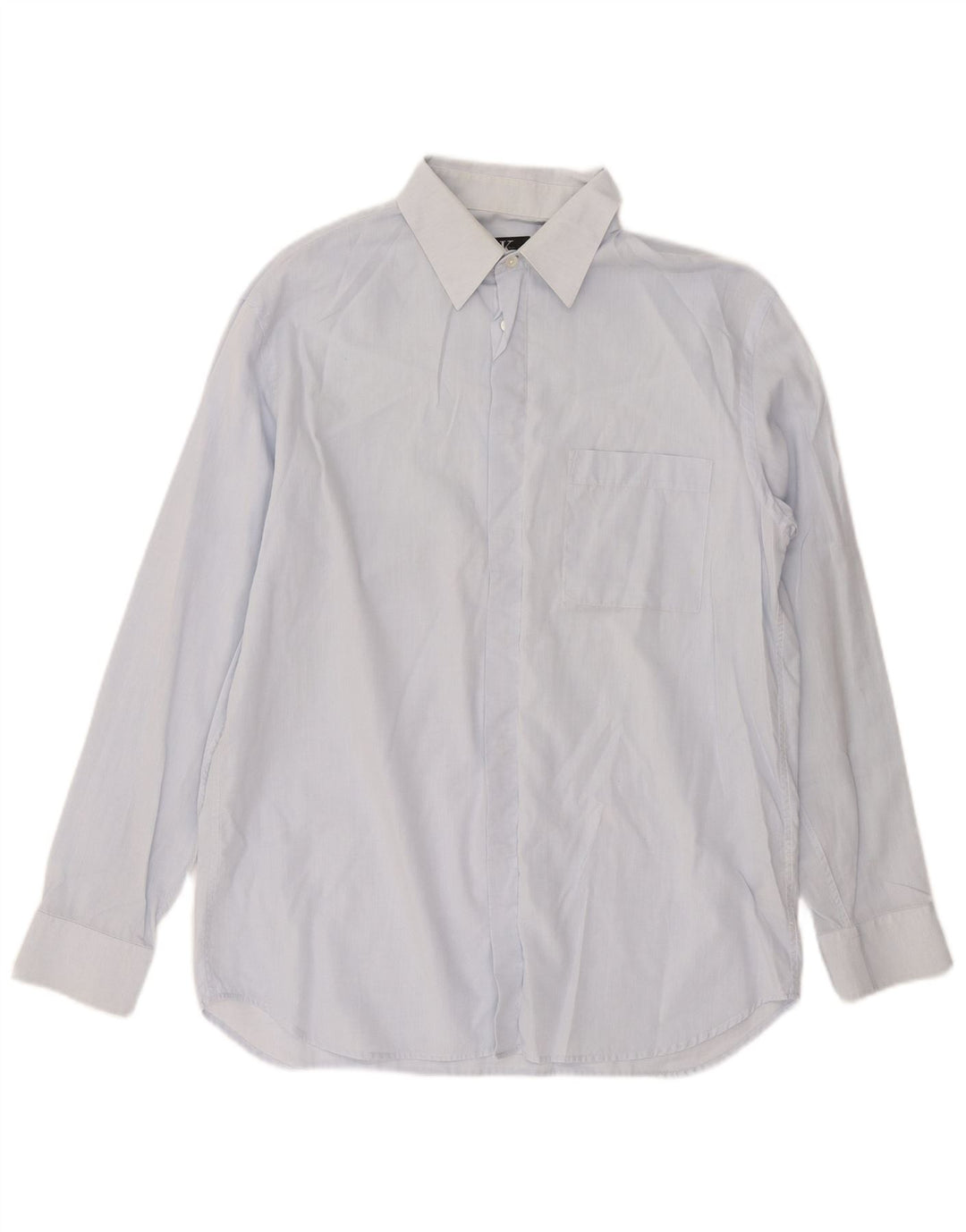 Camisa masculina Calvin Klein tamanho 41 algodão azul médio