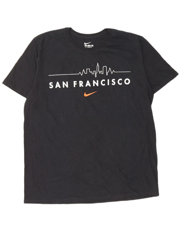 Camiseta Nike masculina San Francisco Graphic Top XL algodão preto