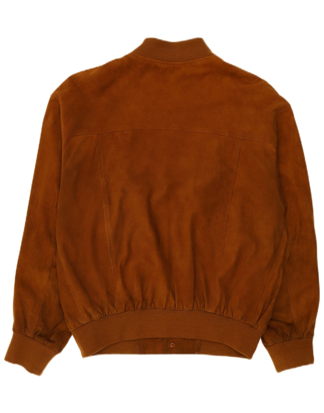 Jaqueta bomber masculina vintage de camurça IT 56 3XL couro marrom