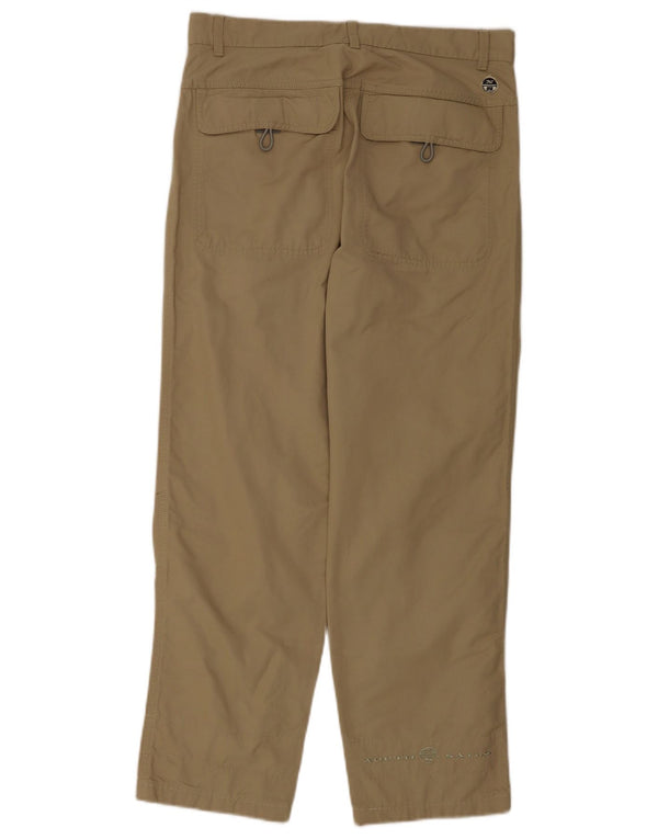 Calça casual reta masculina North Sails IT 46 pequena W30 L30 bege