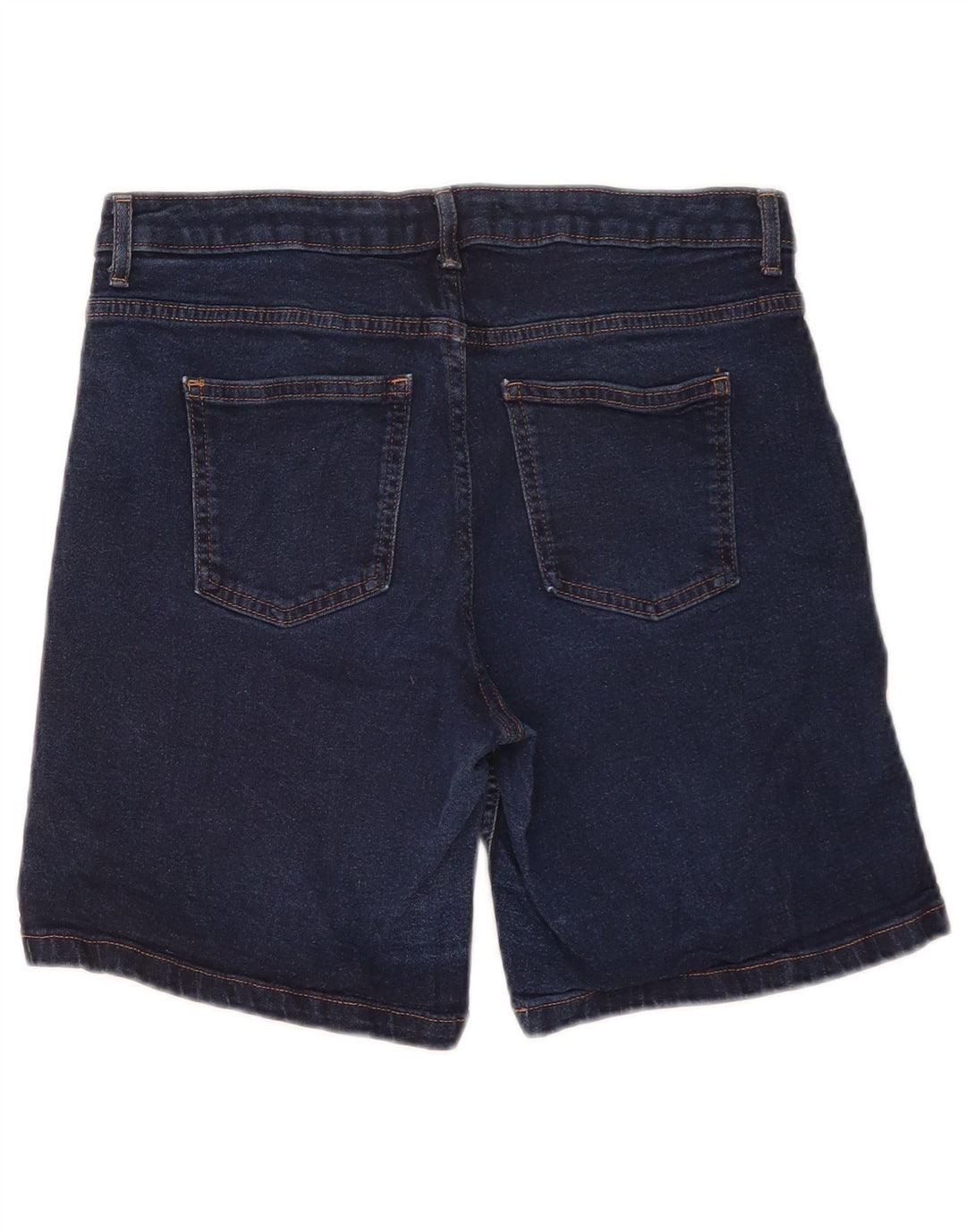 Shorts jeans feminino Marks & Spencer UK 12 médio W30 algodão azul marinho