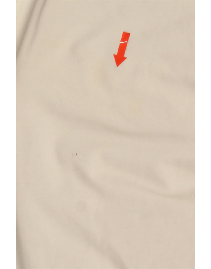 Camiseta feminina Trussardi UK 14 grande branca