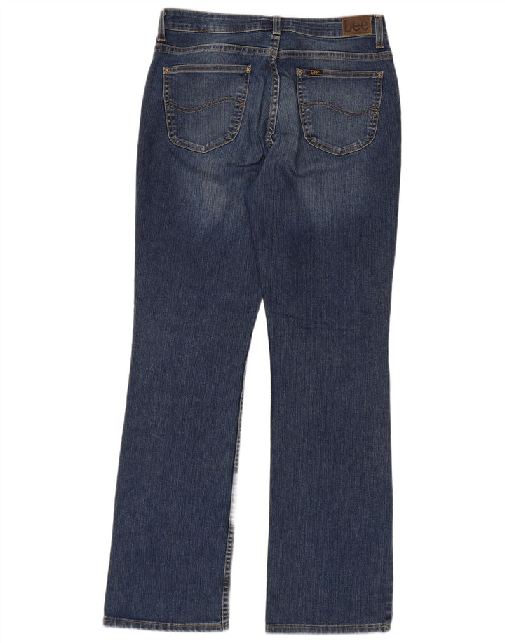 LEE Feminino Cameron Bootcut Jeans W34 L33 Azul Algodão