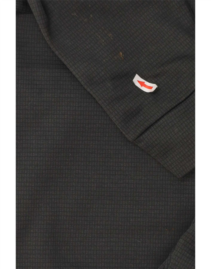 Suéter com capuz gráfico masculino The North Face grande poliéster cinza