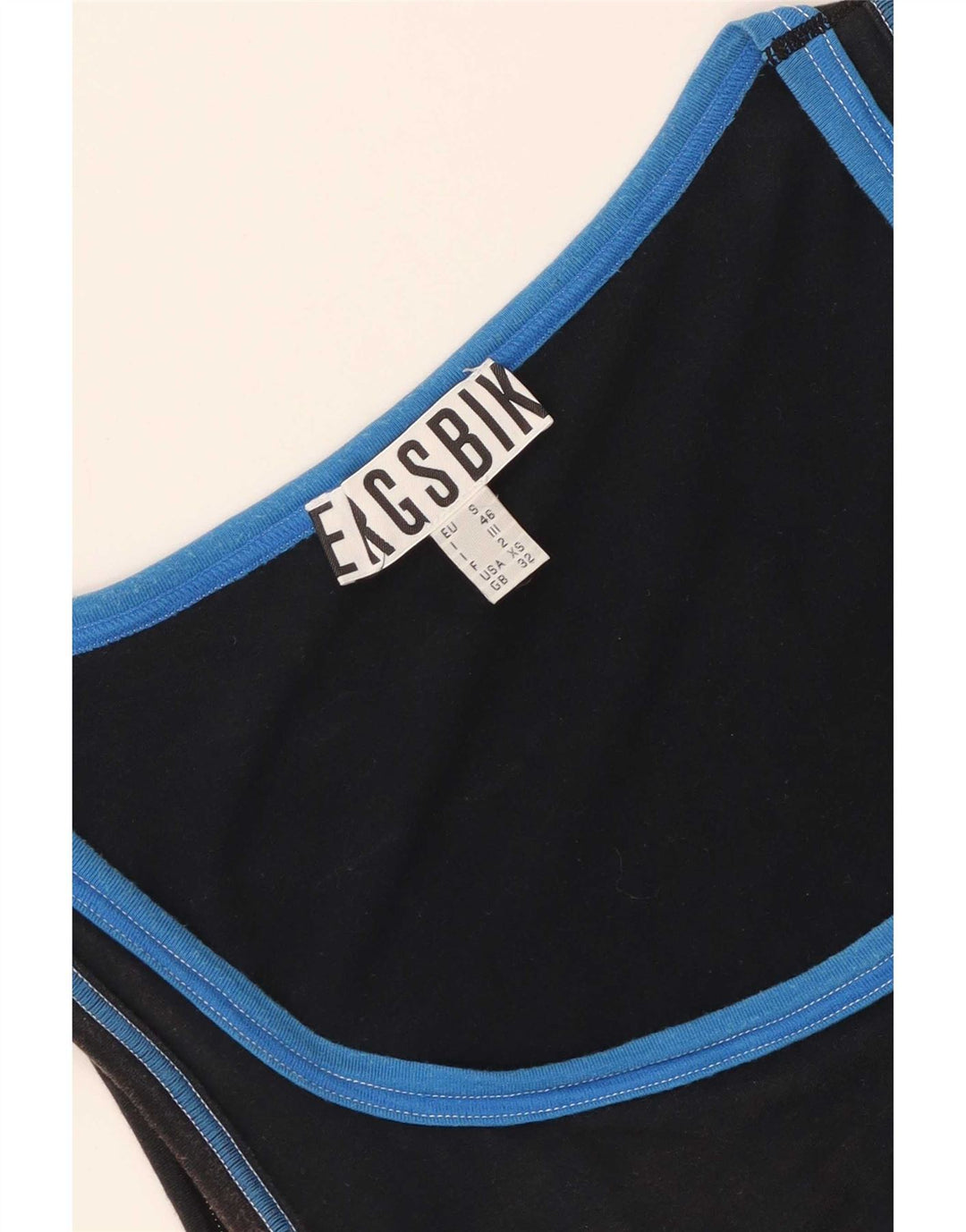 Colete masculino Bikkembergs pequeno azul marinho