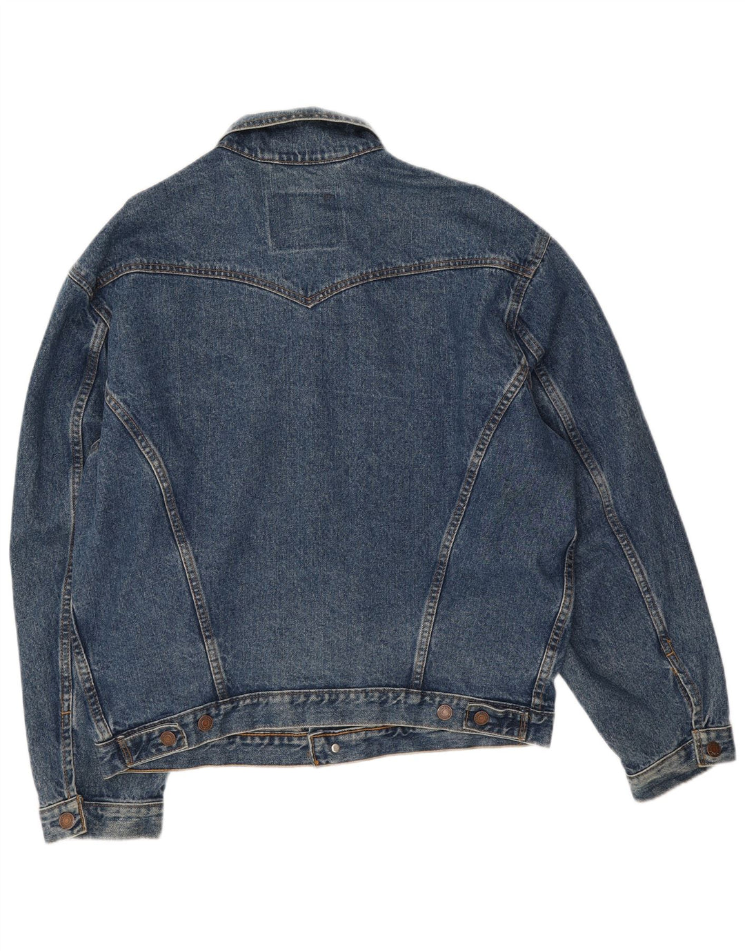 Jaqueta jeans masculina Levi's UK 38 algodão azul médio