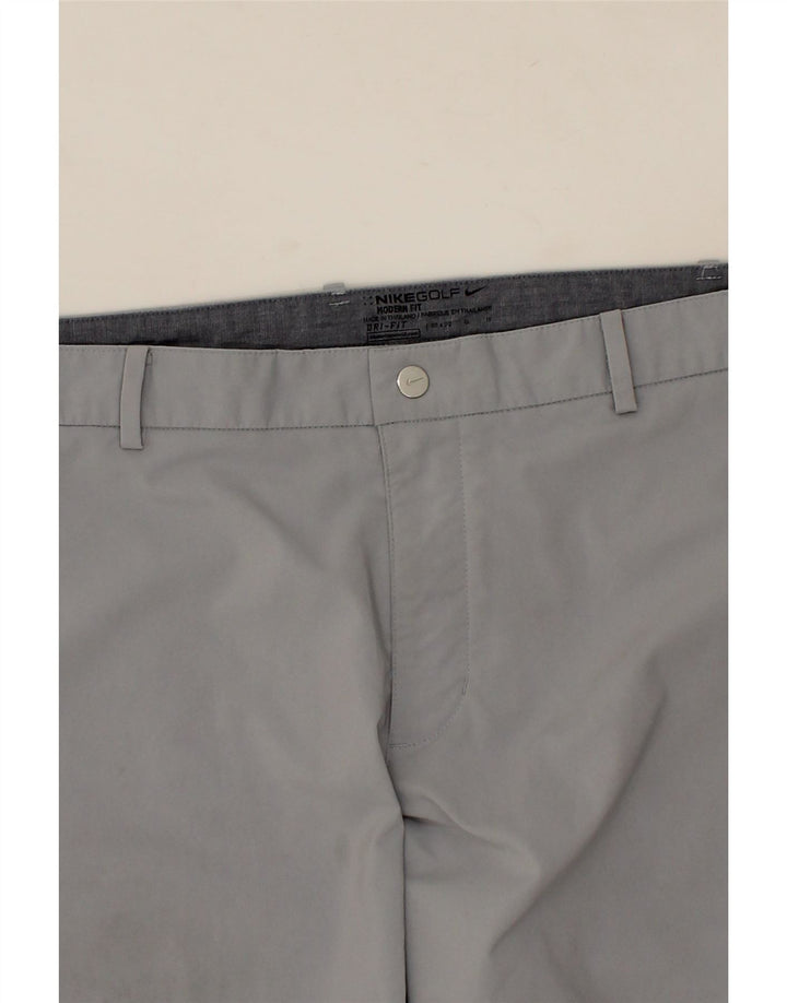 NIKE Womens Straight Hiking Trousers W36 L32  Grey Polyester Vintage Nike and Second-Hand Nike from Messina Hembry 