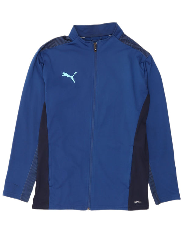 Puma Mens Tracksuit Top Jacket Médio Azul Colorblock