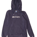 CHAMPION Suéter com capuz feminino Heritage Classics Reino Unido 12 médio azul marinho