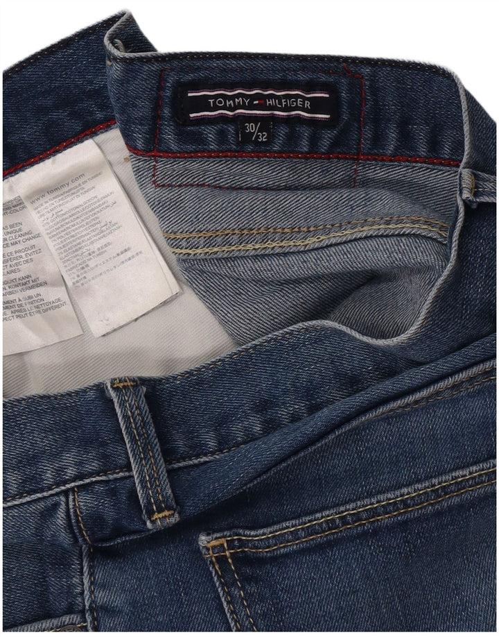 Jeans cropped feminino Tommy Hilfiger W30 L26 algodão azul