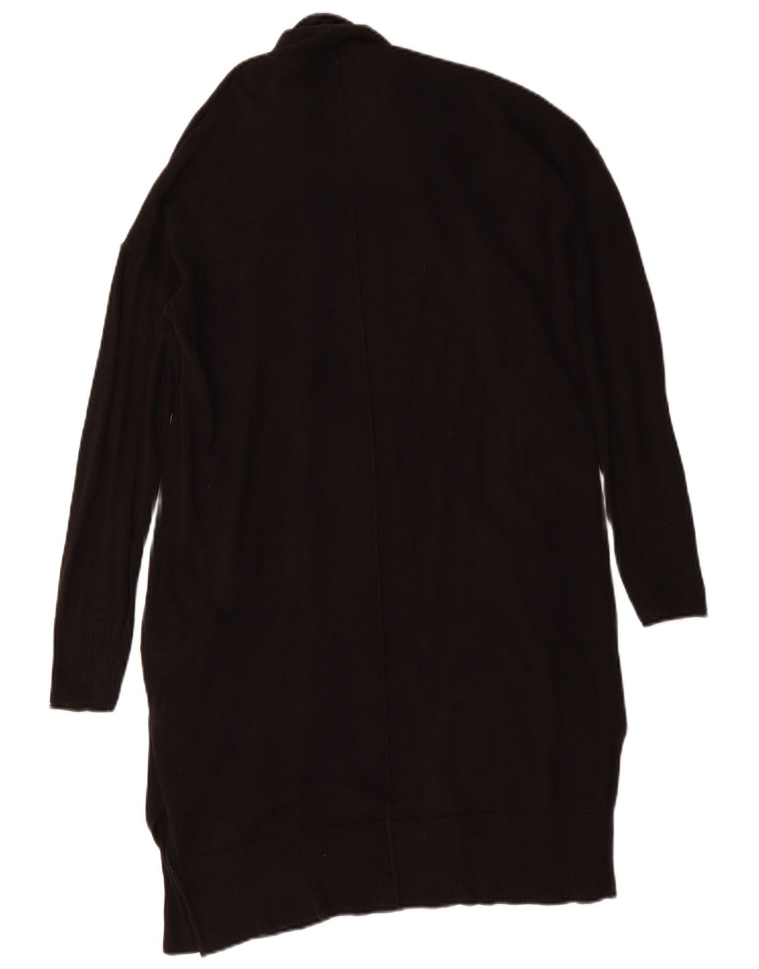 Suéter cardigã feminino J. Crew Longline oversized Reino Unido 10 pequeno preto