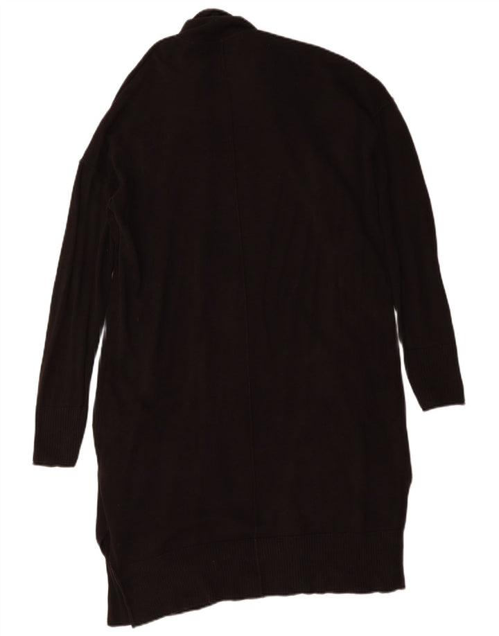 Suéter cardigã feminino J. Crew Longline oversized Reino Unido 10 pequeno preto