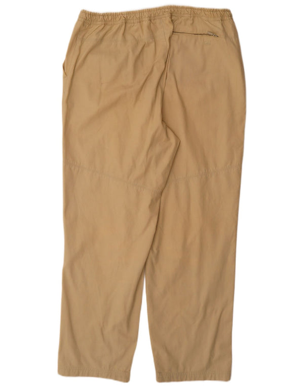 Adidas Mens Straight Chino Calças W40 L32 Algodão Bege