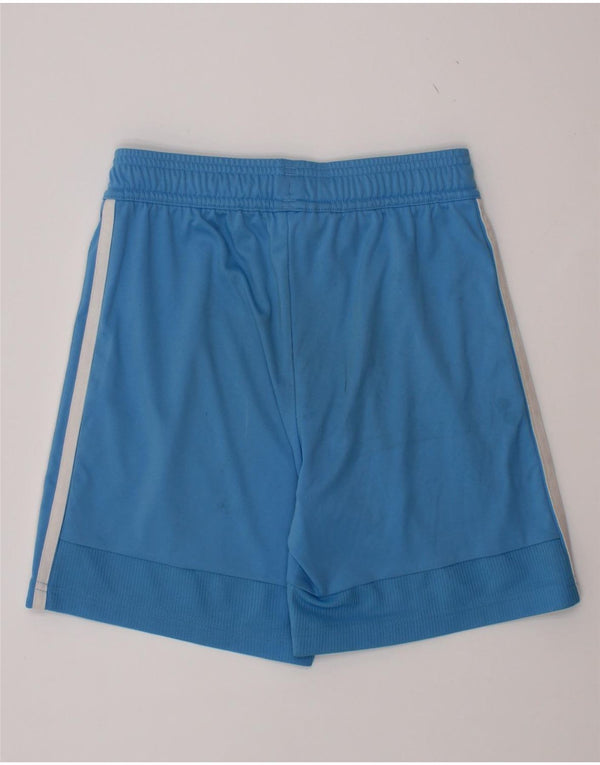 Shorts esportivos Adidas meninos 9-10 anos azul poliéster