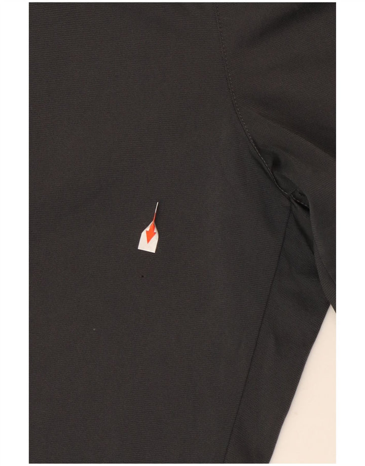 Calças de treino masculinas Adidas UK 36/38 poliéster preto pequeno