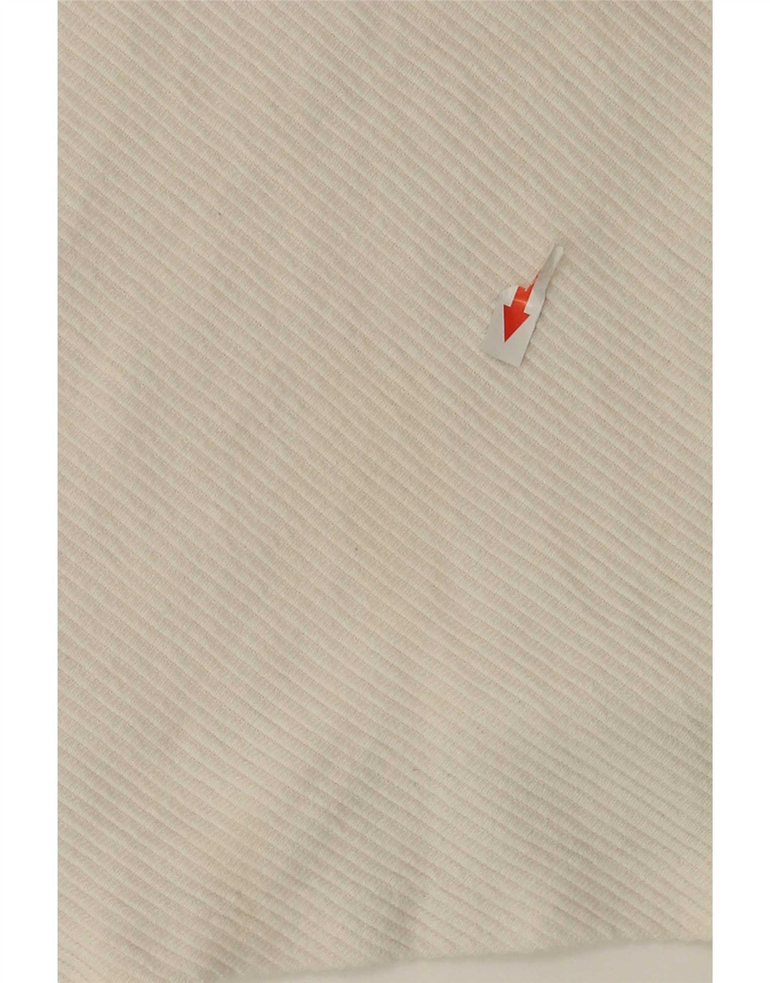 Zara Top masculino manga comprida pequeno algodão branco