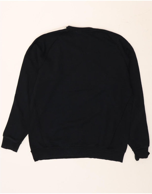 Adidas Mens Moletom Jumper XL Azul Marinho Algodão