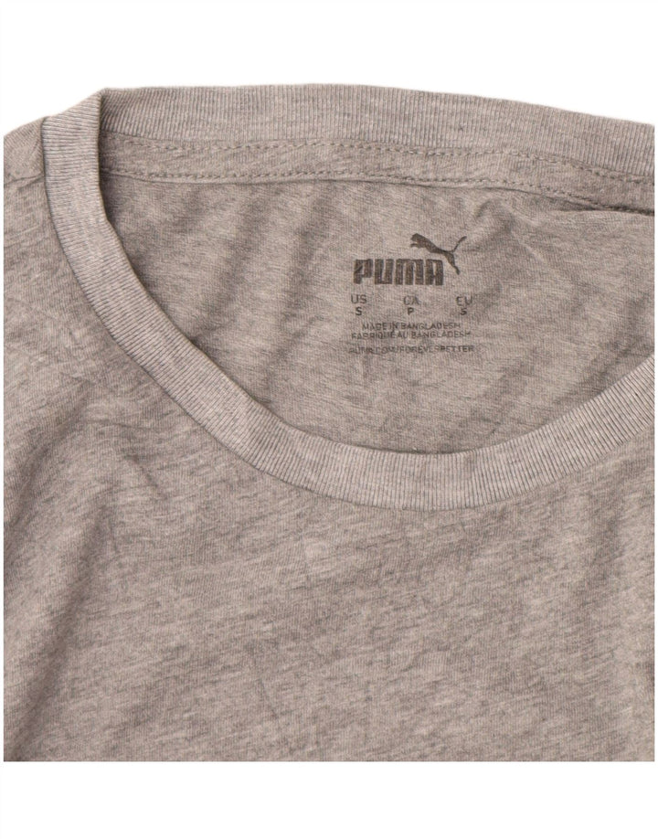 Camiseta PUMA Masculina Graphic Top Pequeno Cinza