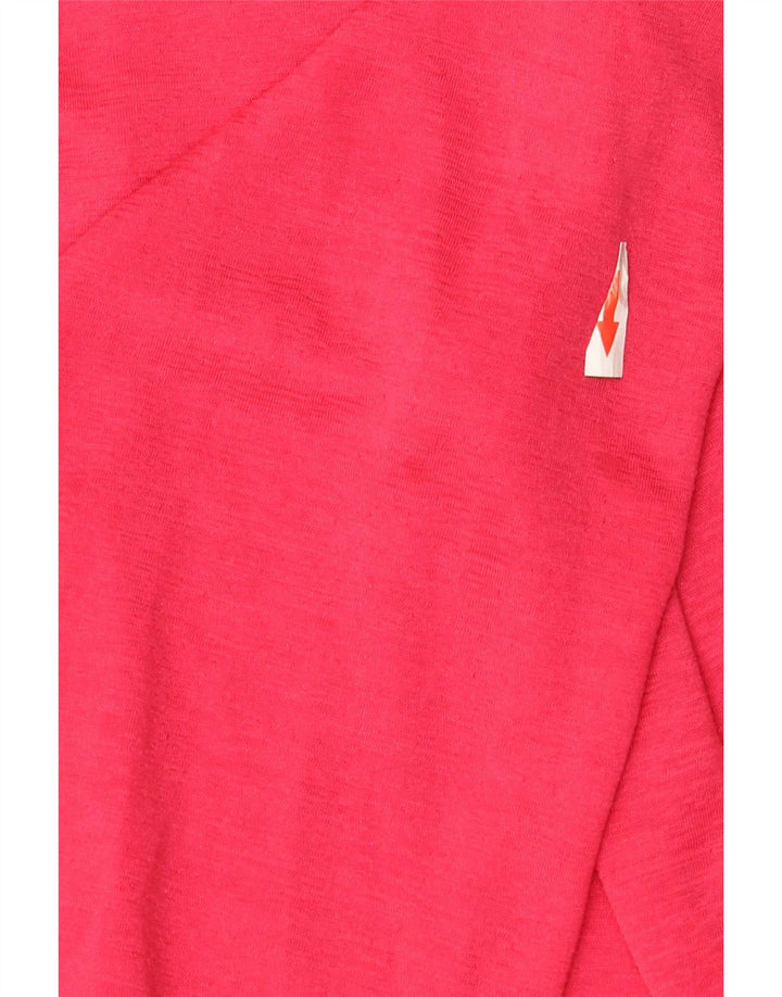 Blusa feminina vintage folgada IT 44 rosa médio