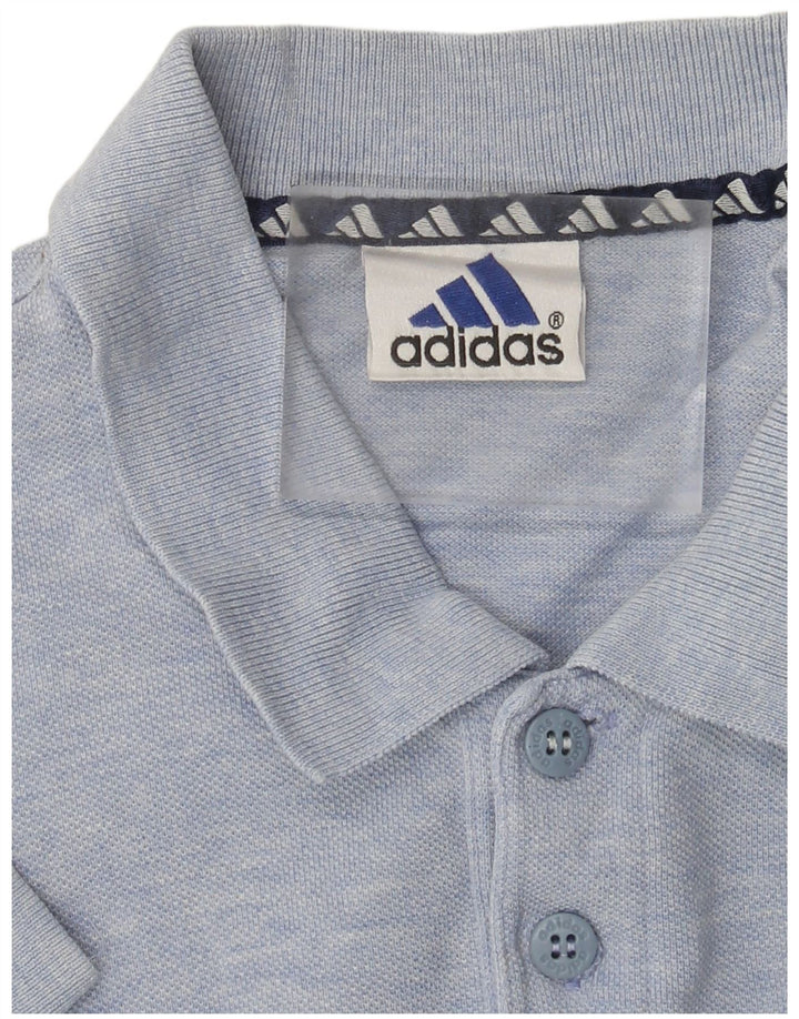 Camisa Polo Masculina Adidas Azul Médio
