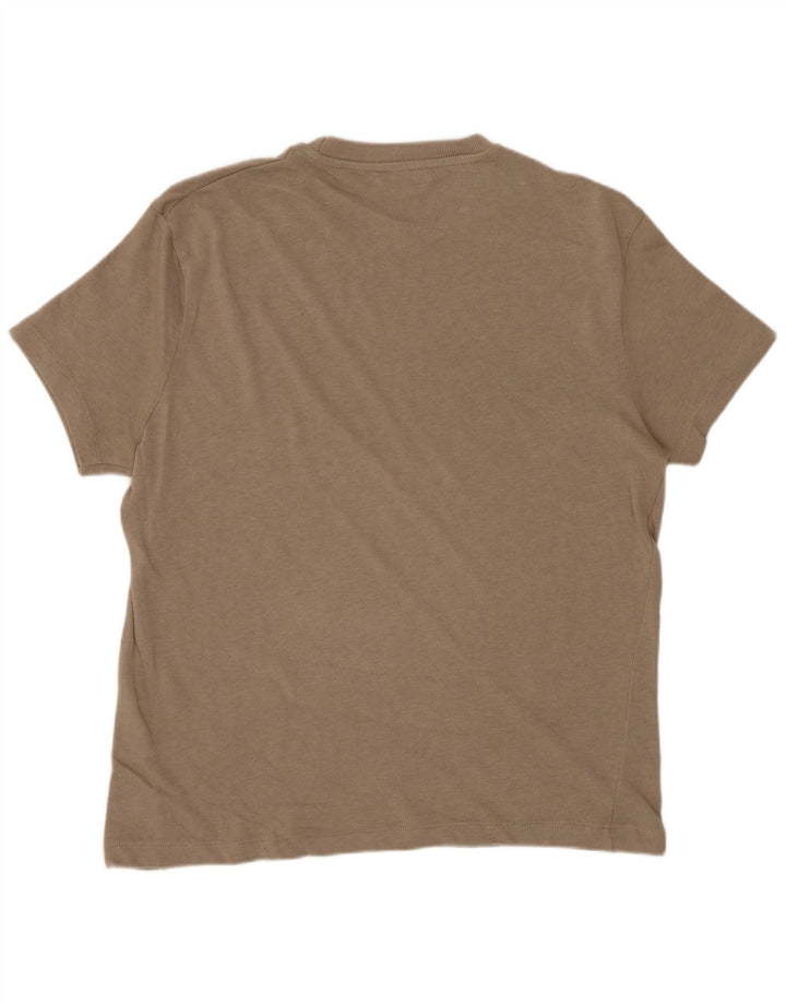 Zara Camiseta masculina cinza médio
