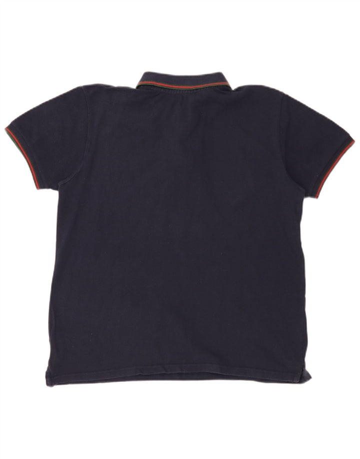 Camisa polo masculina Fred Perry médio algodão azul marinho