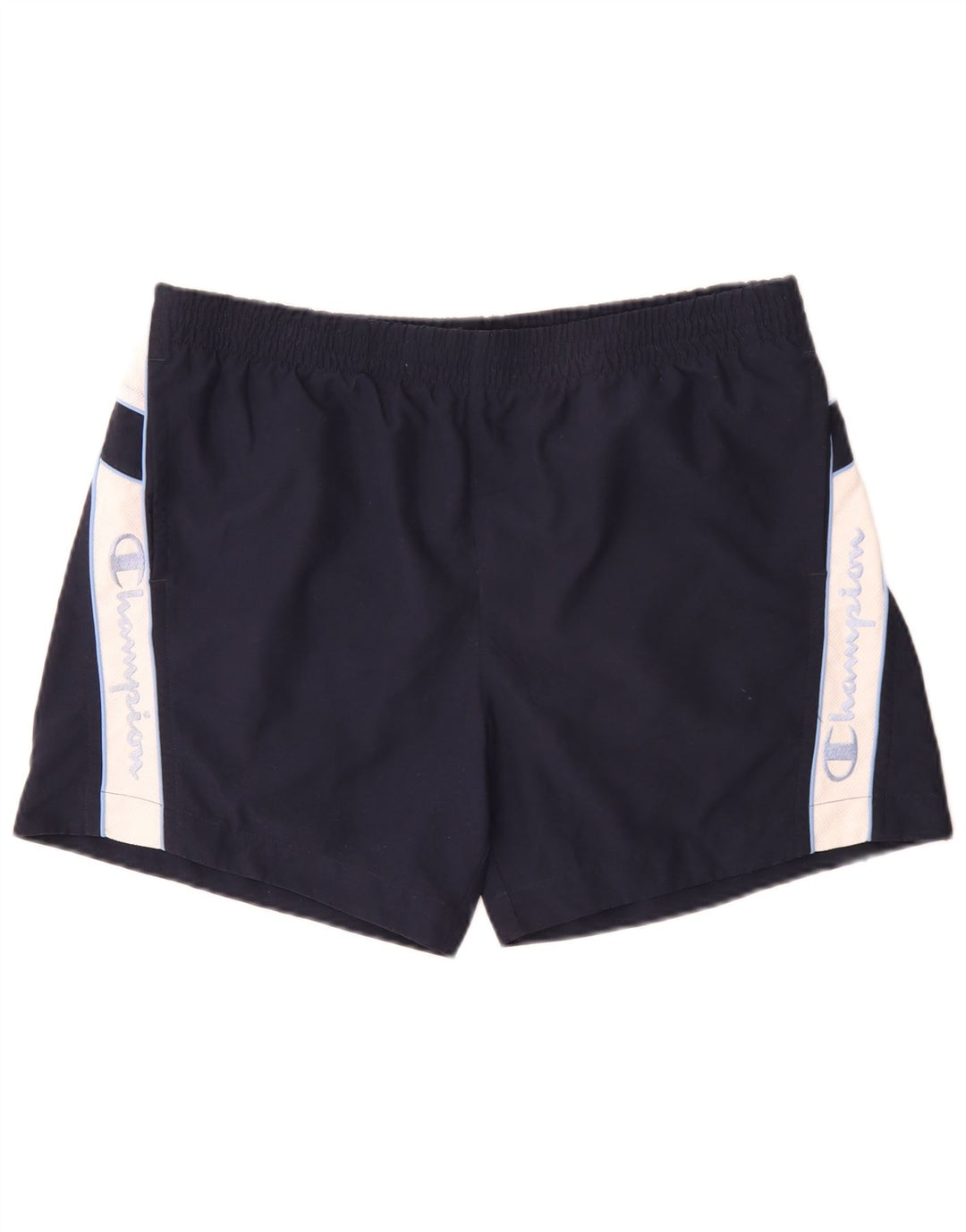 Shorts de natação masculino Champion XL azul marinho colorblock poliéster