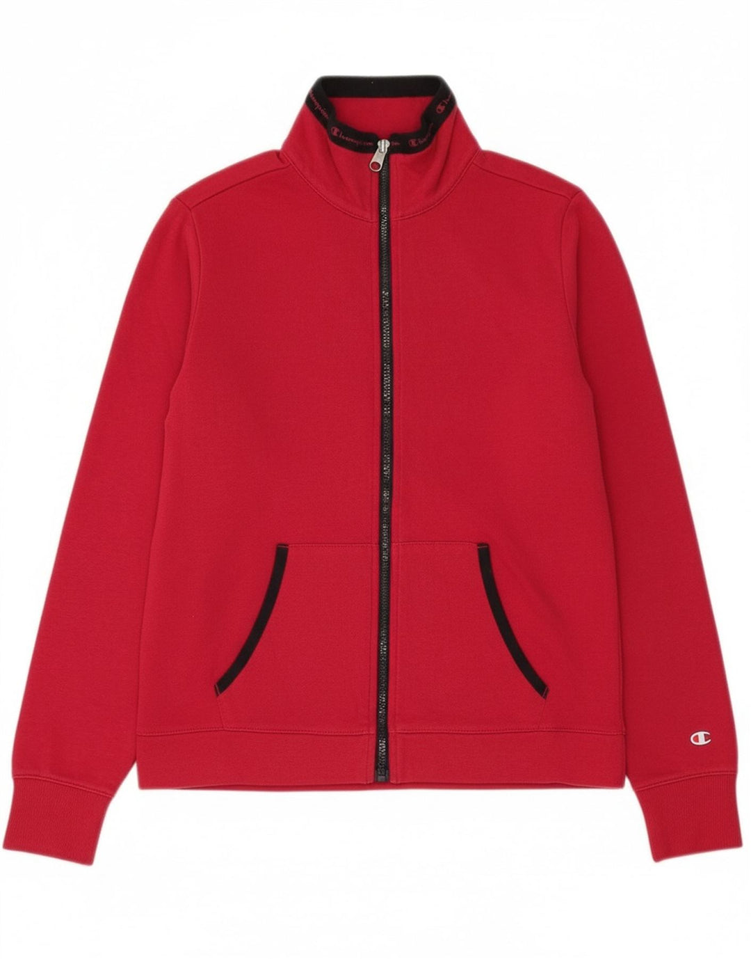 Champion Womens Tracksuit Top Jacket UK 10 Pequeno Rosa