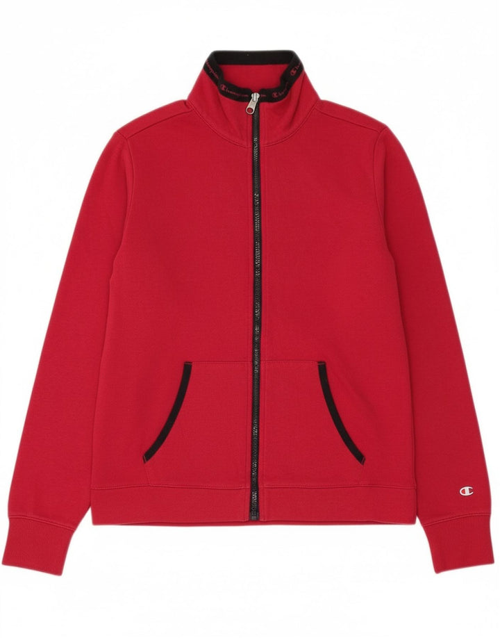 Champion Womens Tracksuit Top Jacket UK 10 Pequeno Rosa