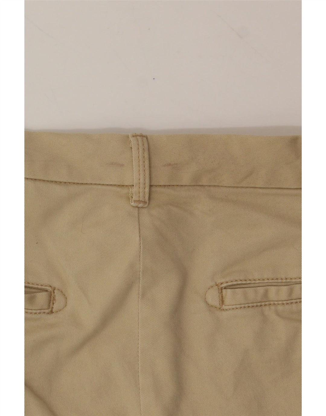 IZOD Mens Salt Water Chino Shorts W34 Large Beige Cotton Vintage Izod and Second-Hand Izod from Messina Hembry 