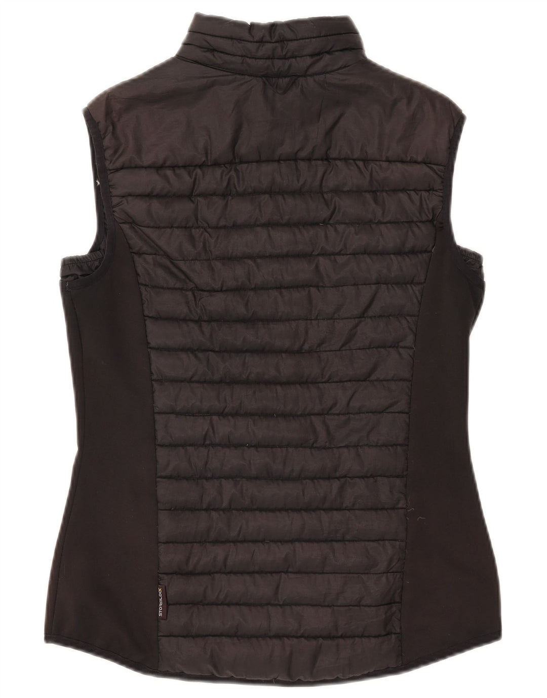 Colete acolchoado feminino Jack Wolfskin UK 12 poliéster preto médio