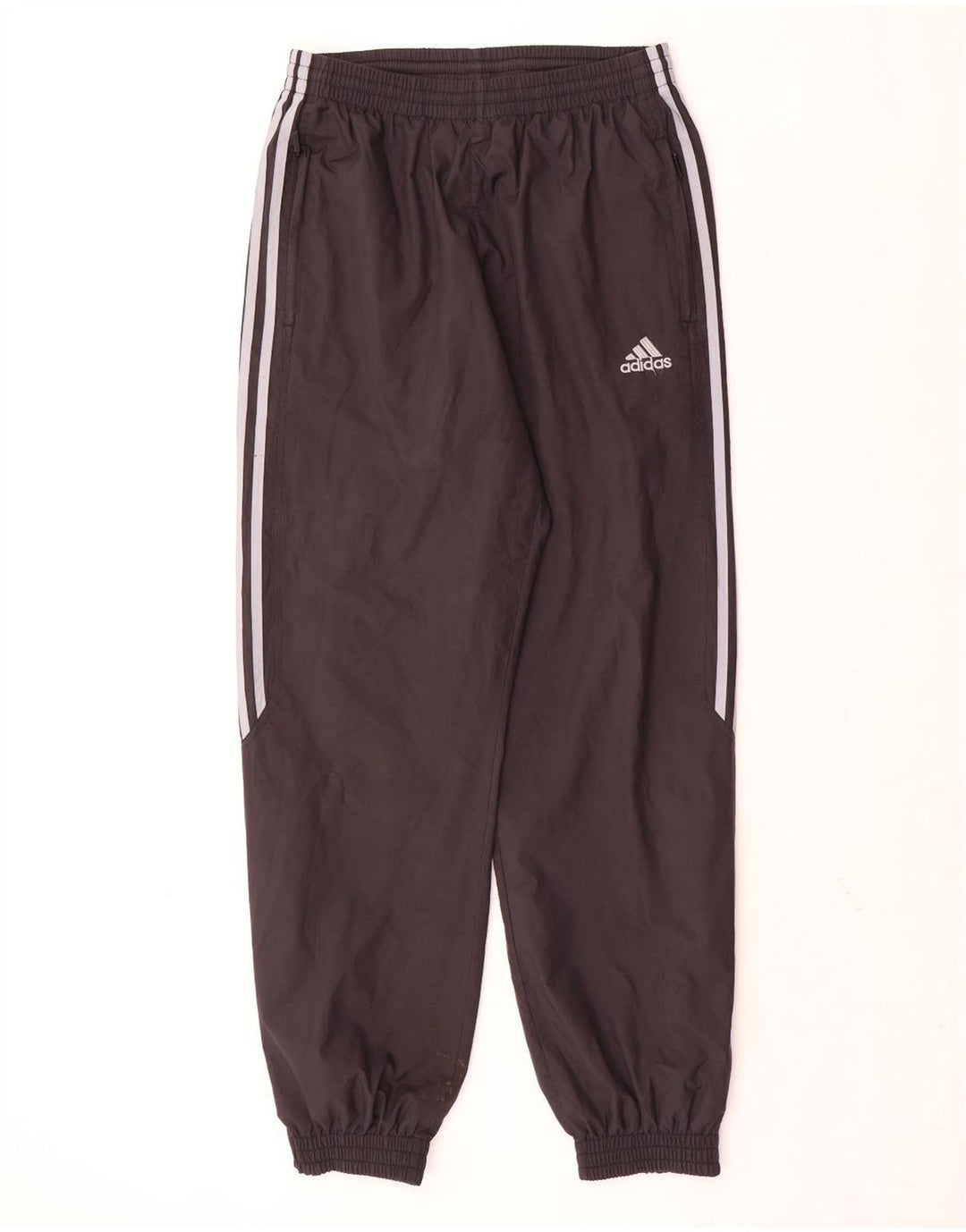 ADIDAS Calças de treino masculinas Joggers UK 38/40 Médio Preto Poliéster