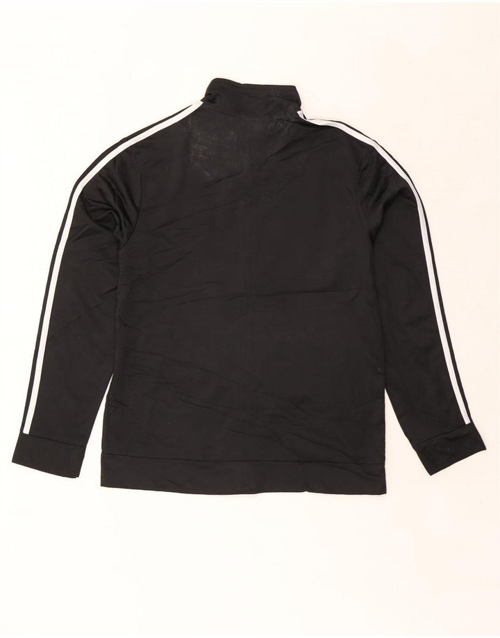 Casaco de treino Adidas Boys 13-14 anos preto poliéster