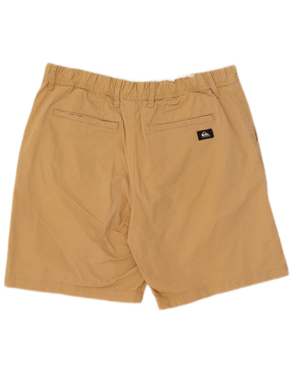 Quiksilver Mens Chino Shorts Relaxado Fit Pequeno W30 Algodão Bege