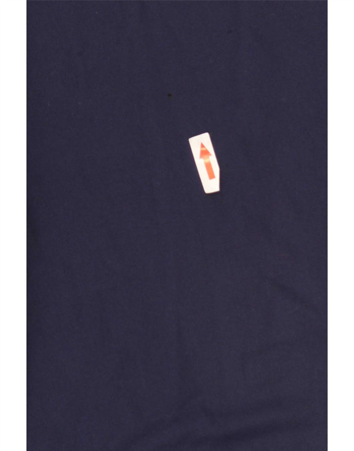 Calça de treino masculina Diadora Joggers grande poliéster azul marinho