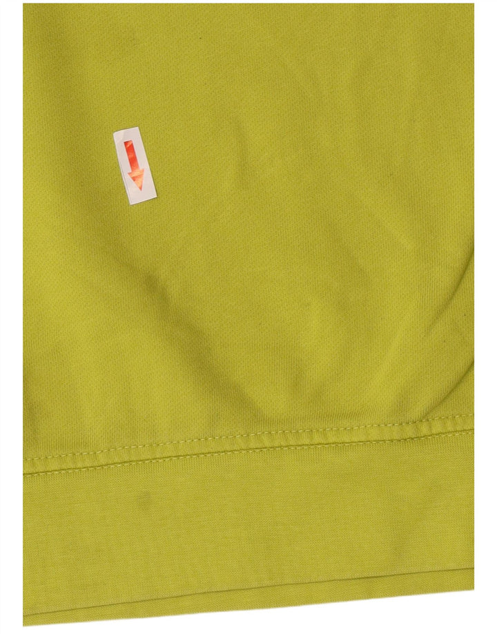 Fila moletom gráfico masculino jumper médio verde colorblock