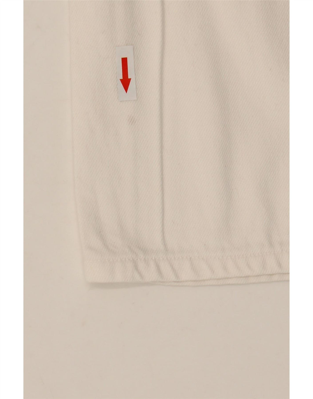 LEE Womens Stella Wide Leg Jeans W27 L27 Algodão Branco