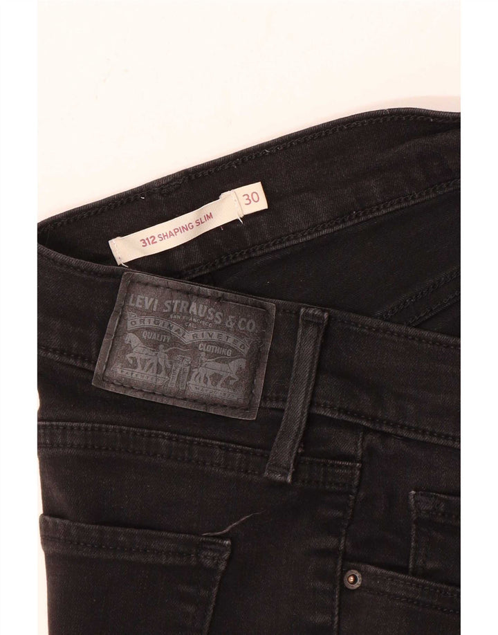 Calça jeans feminina Levi's 312 Shaping Slim W30 L30 preta