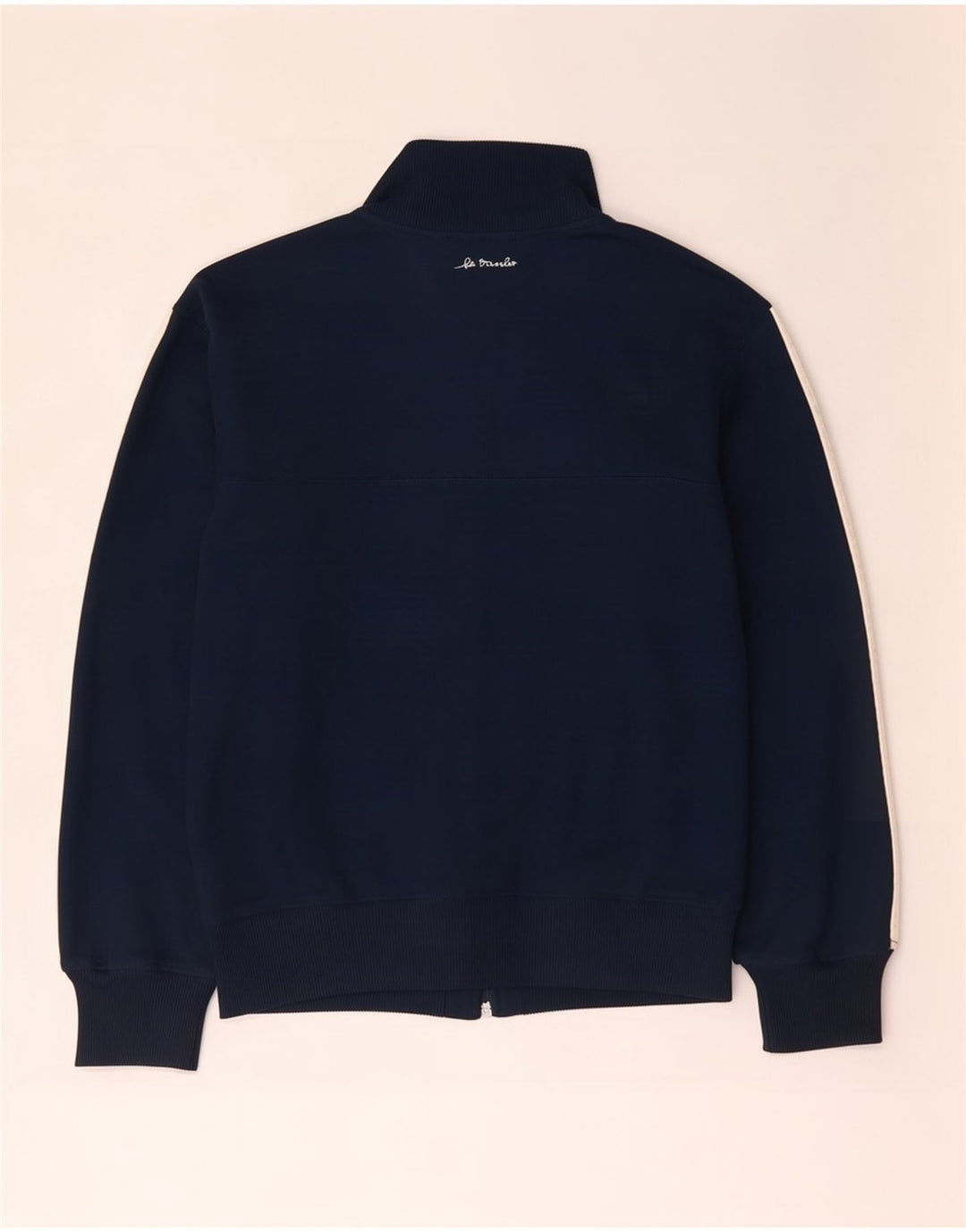 Adidas Mens Tracksuit Top Jacket UK 38/40 Médio Azul Marinho Poliéster