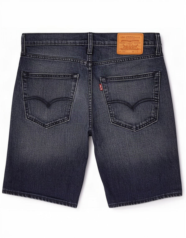Shorts jeans masculino Levi's 502 Tapered médio W30 algodão azul marinho