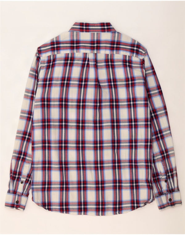 Camisa masculina de flanela Superdry XL algodão xadrez multicolorido