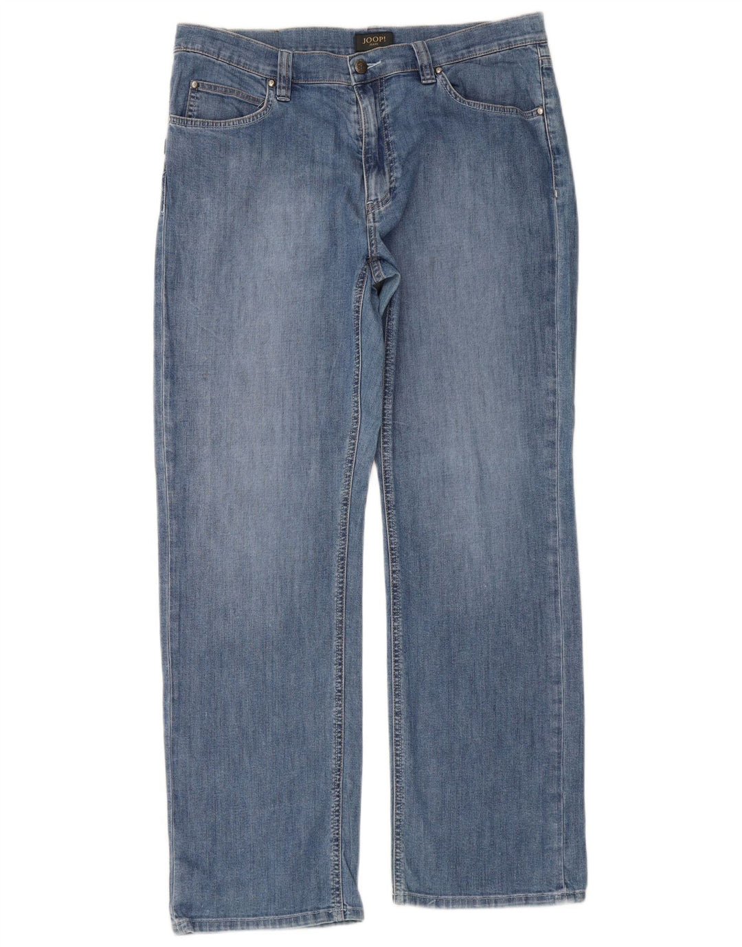 Calça jeans reta masculina Joop W38 L32 algodão azul