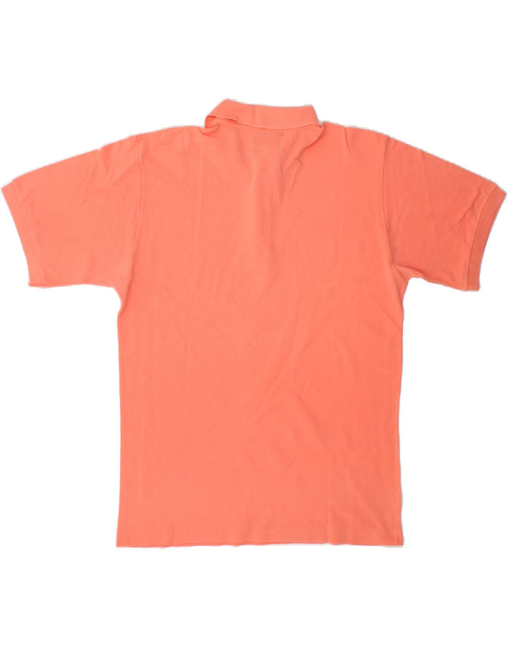 TRUSSARDI JEANS Mens Polo Shirt XL Orange Cotton Vintage Trussardi Jeans and Second-Hand Trussardi Jeans from Messina Hembry 