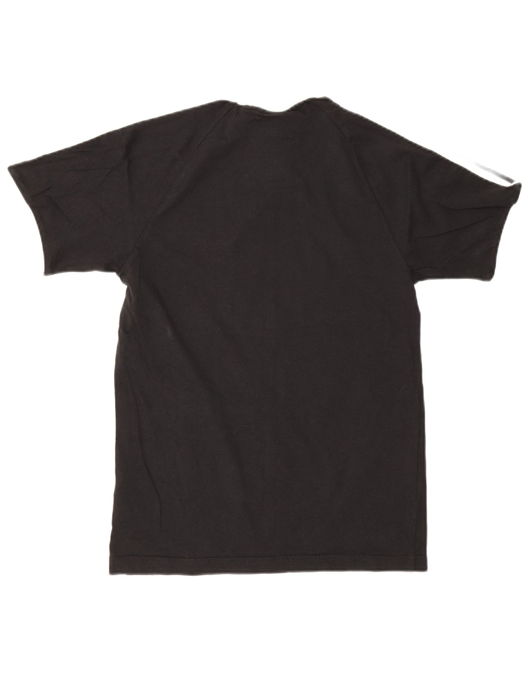 Adidas Mens Camiseta Top Pequeno Algodão Preto
