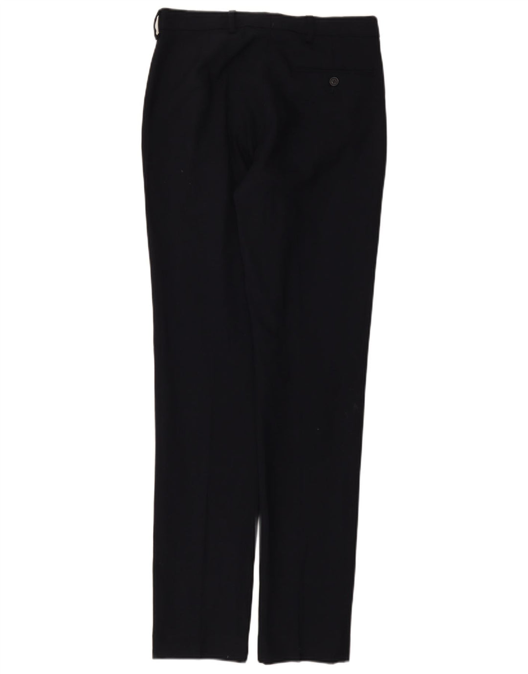 Calça masculina Marks & Spencer Slim Suit W30 L33 Lã Azul Marinho