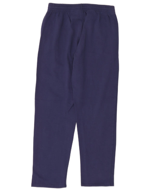 Calça de treino masculina Asics grande algodão azul marinho