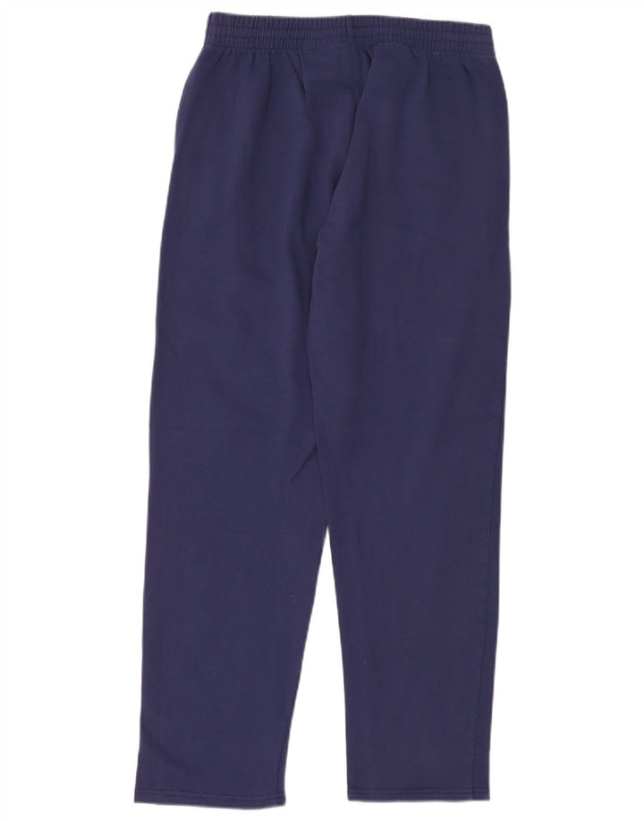 Calça de treino masculina Asics grande algodão azul marinho
