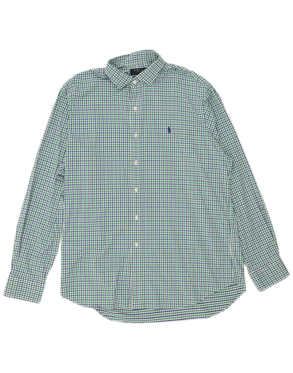 Camisa polo Ralph Lauren masculina de flanela XL multicolorida guingão