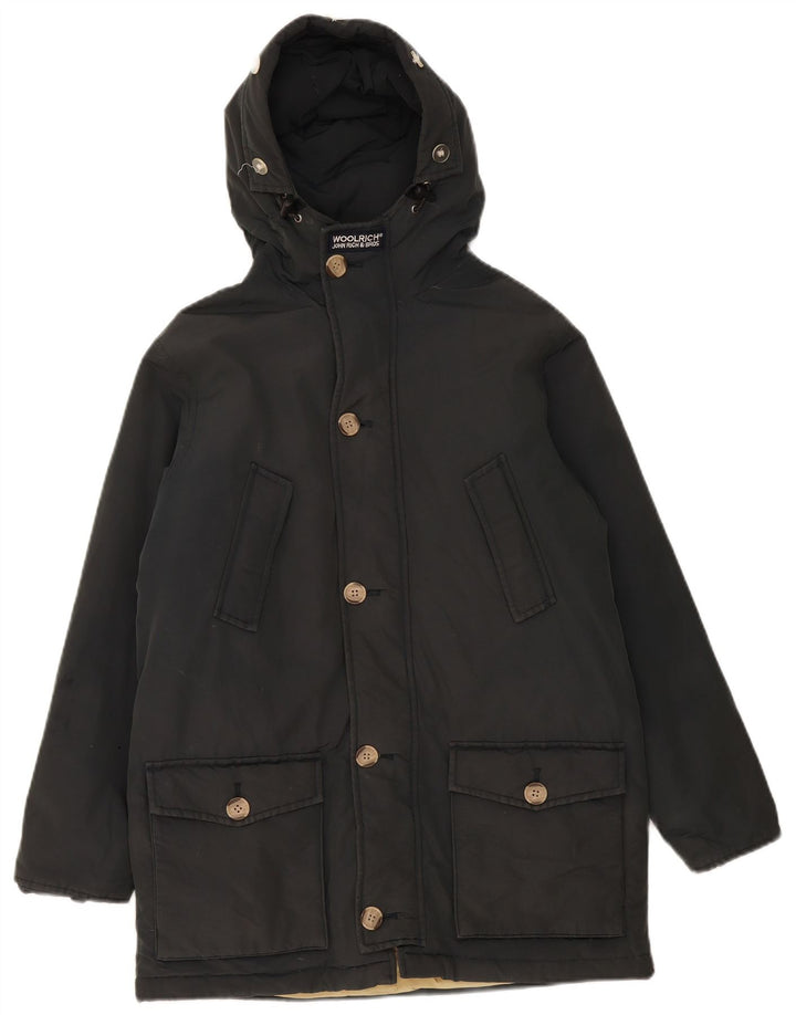 Jaqueta Parka acolchoada com capuz Woolrich Boys 11-12 anos preta